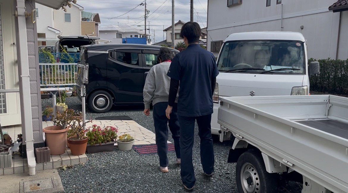 歩行訓練の様子